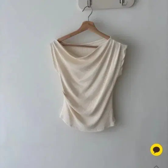 [BUNJANG] Shirring Off-Shoulder Top / 셔링 오프숄더티