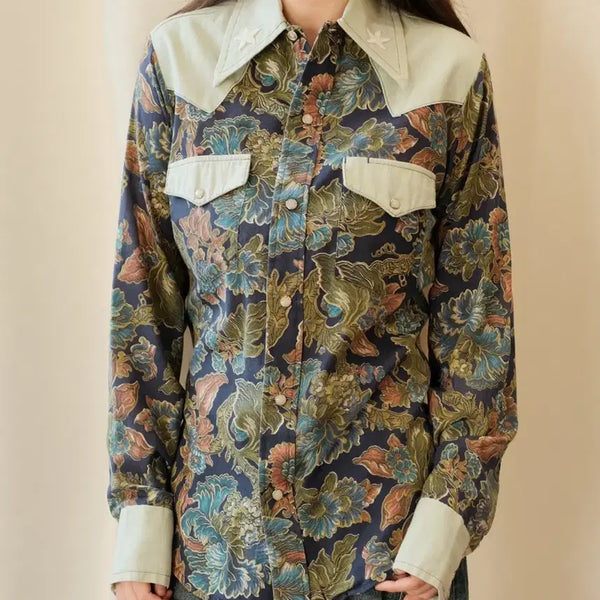 [BUNJANG] Sears 90s Vintage Western Shirt / 시어스 90s 빈티지 웨스턴 셔츠