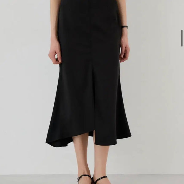 [BUNJANG] Momet Slit Skirt Black Size M / Momet 슬릿 스커트