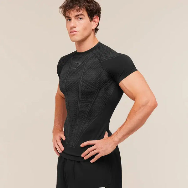 [BUNJANG] Gymshark Onyx V1 T-Shirt Black / 짐샤크 오닉스 v1 반팔 블랙