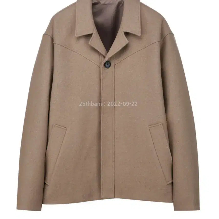 [BUNJANG] Il CorsO Beige Oversized Minimalist Western Blouson / 일꼬르소 베이지 오버핏 미니멀 웨스턴 블루종