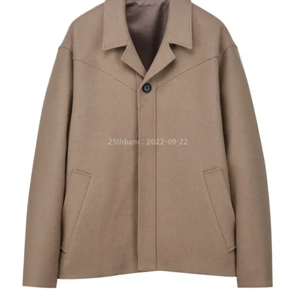 [BUNJANG] Il CorsO Beige Oversized Minimalist Western Blouson / 일꼬르소 베이지 오버핏 미니멀 웨스턴 블루종