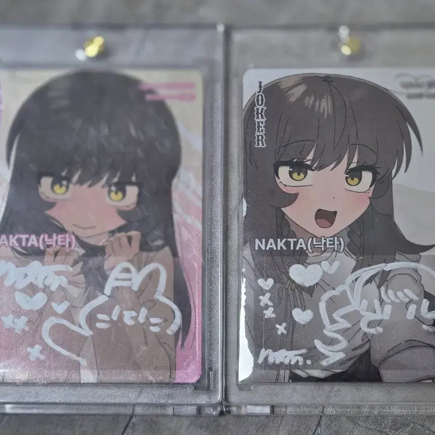 [BUNJANG] Shoulder Pick Nakta Artist Signed Cards Set Season 2 & 3 / 숄더픽 낙타 작가님 시즌2,3 친필 싸인카드