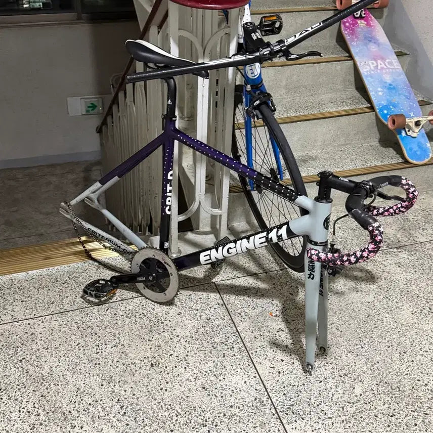[BUNJANG] Eggplant Bancha Bicycle Frame Parts / 에그플랜트 반차 갸갸갸갸급처