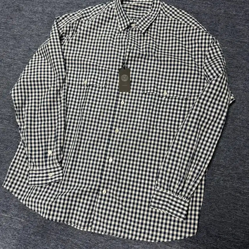 [BUNJANG] Porter Classic Roll-Up Shirt Dark Blue / [XXL] 포터클래식 롤업 셔츠 다크블루
