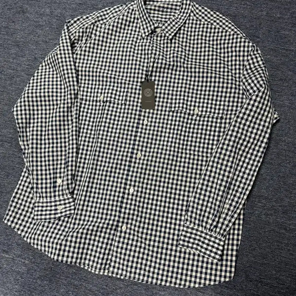 [BUNJANG] Porter Classic Roll-Up Shirt Dark Blue / [XXL] 포터클래식 롤업 셔츠 다크블루