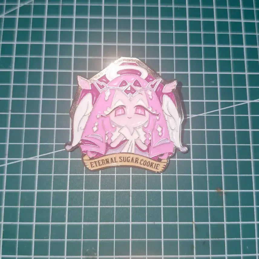 [BUNJANG] Cookie Run Kingdom Eternal Sugar Cookie Badge / 쿠킹덤 부산 이터널 슈가 쿠키 뱃지
