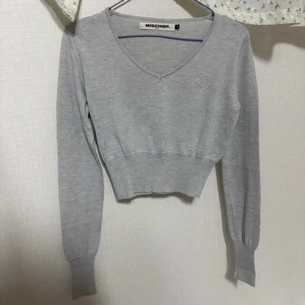 [BUNJANG] Mischief Cropped T-shirt / 미스치프 크롭티셔츠