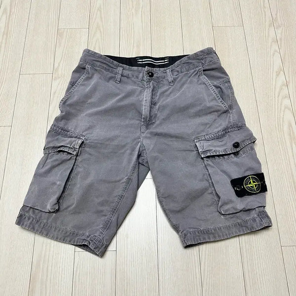 [BUNJANG] Stone Island Cargo Shorts Grey Size 30 / 스톤아일랜드 카고 반바지 그레이 30인치