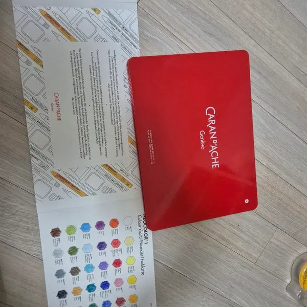 [BUNJANG] Caran d'Ache Neocolor I 40-Color Crayon Set / 까렌다쉬 카란다쉬 네오컬러 크레파스 1  40색