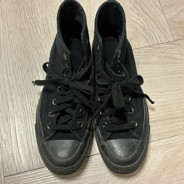 [BUNJANG] Converse Chuck Taylor All Star Classic High Top Black / 컨버스 척테일러 올스타 클래식 올블랙 하이탑