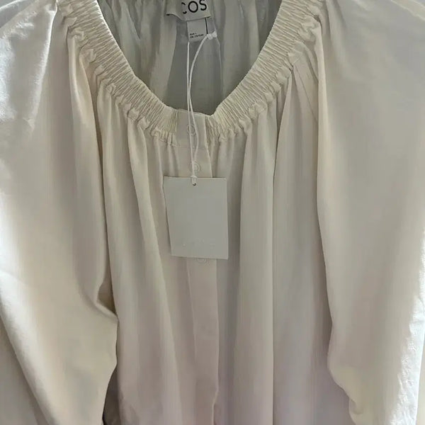 [BUNJANG] COS Puff Shirring Blouse Top / COS 코스 퍼프 셔링 블라우스 탑