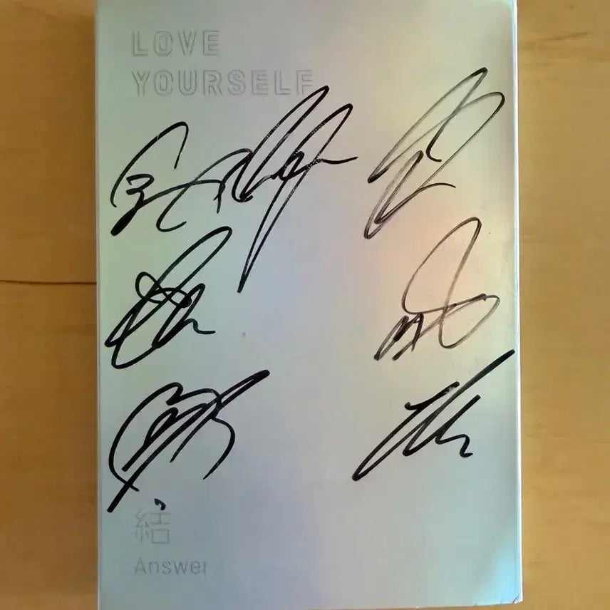 [BUNJANG] BTS LOVE YOURSELF Answer Album Signed Album / [빠른배송]BTS LOVE YOURSELF Answer 앨범 친필 싸인 앨범