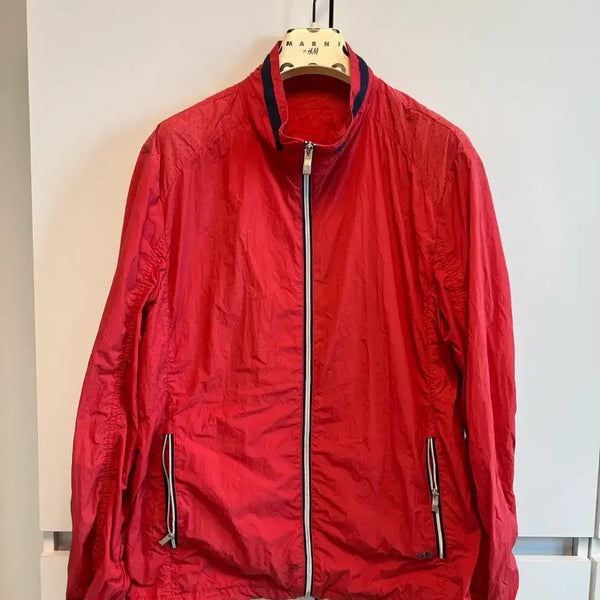 [BUNJANG] PAT Red Windbreaker Jacket / PAT 빨강 바람막이 쟈켓