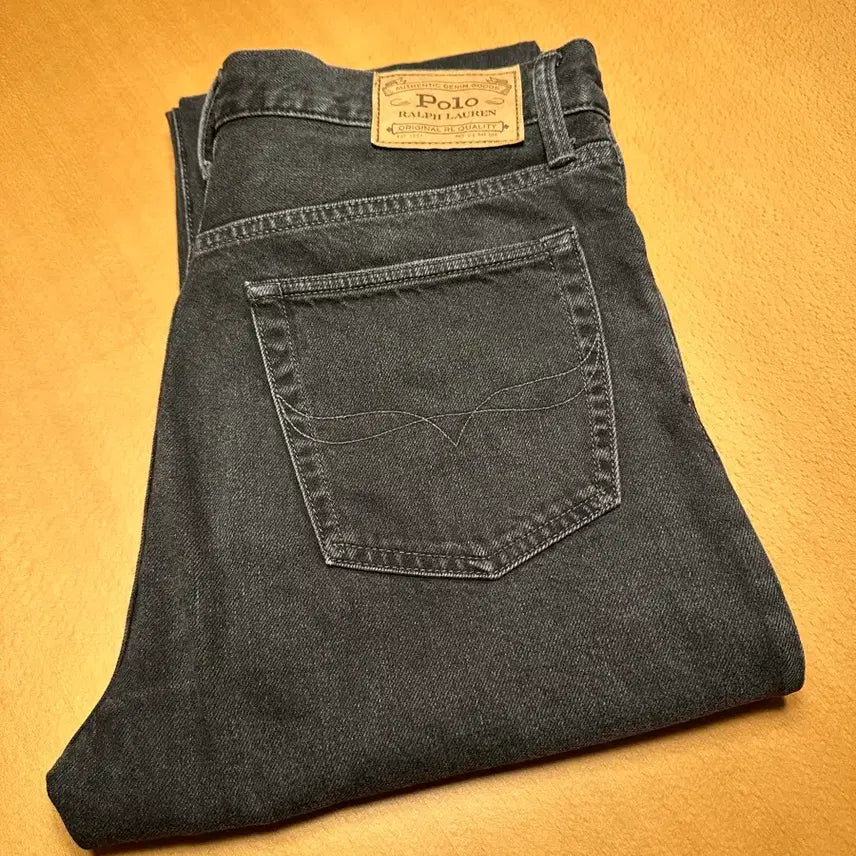 [BUNJANG] Polo Ralph Lauren Heritage Straight Jeans Black Denim / 폴로 랄프로렌 헤리티지 스트레이트 진