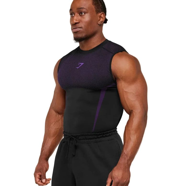 [BUNJANG] Gymshark Onyx V5 Tank Purple / 짐샤크 오닉스 v5 탱크 퍼플