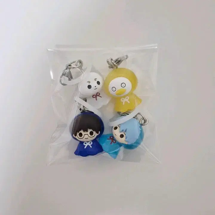 [BUNJANG] Gintama Gacha Set Gintoki Sadaharu Shinpachi Elizabeth Keychains / (일괄) 은혼 메지루시 키링 가챠 긴토키 사다하루 신파치 엘리자베스