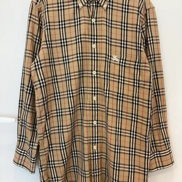 [BUNJANG] Burberry Nova Check Pattern Shirt (Size S/95) / 정품) 버버리 노바체크 패턴 셔츠 S/95사이즈