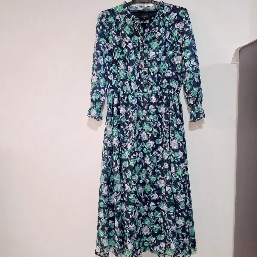 [BUNJANG] Egoist Flower Pattern Long Dress / 에고이스트 플라워 패턴 롱 원피스