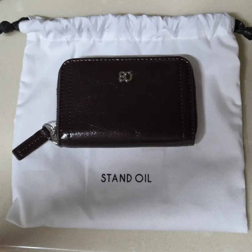 [BUNJANG] Standoil Post Wallet Card Holder Marron / 스탠드오일 카드지갑 포스트월렛 마론