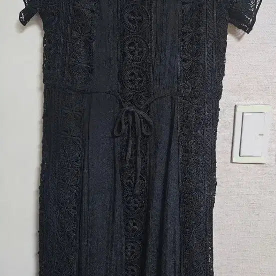[BUNJANG] Black Lace Mini Dress / 블랙 레이스 원피스