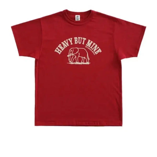 [BUNJANG] COLLECTPIECES Heavy But Mine T-Shirt (Red) / [L] 컬렉트피시스 반팔 HEAVY BUT MINE T -SHIRTS (RED)
