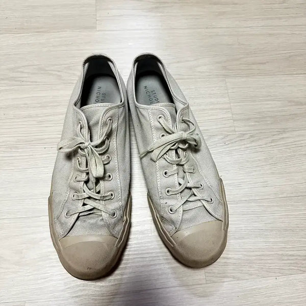 [BUNJANG] Moonstar x Studio Nicholson Merino Sneakers Dove / 문스타 x 스튜디오 니콜슨 메리노 스니커즈 도브