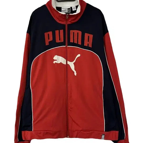 [BUNJANG] Puma Vintage Old School Lettering Zip-Up Jersey XL / [XL] PUMA 퓨마 빈티지 올드스쿨 레터링 집업져지