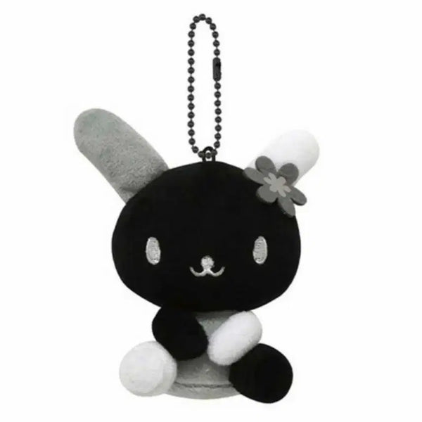 [BUNJANG] Monotone Black and White Usahana Mascot Keyring / [정품 새상품]모노톤 흑백 우사하나