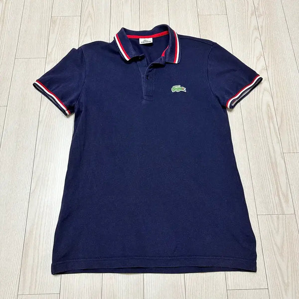 [BUNJANG] Lacoste Short Sleeve Polo Shirt Navy 95 / 라코스테 반팔 카라티 네이비 95