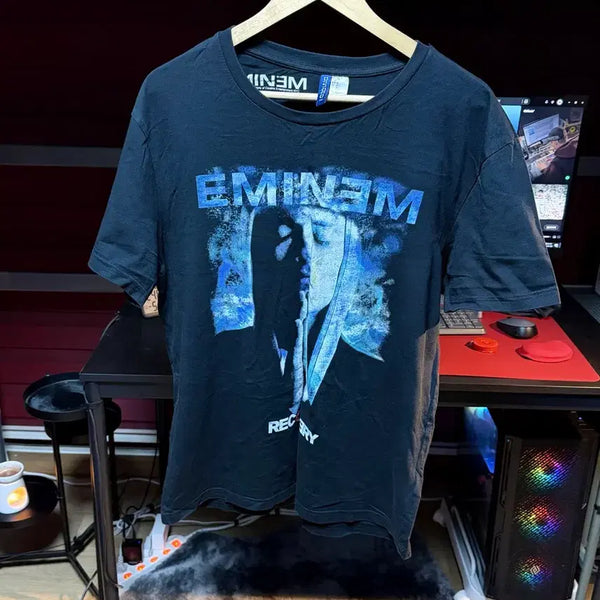 [BUNJANG] H&M x Eminem Recovery Graphic T-Shirt / H&M x 에미넴 그래픽 반팔 티셔츠 (M)