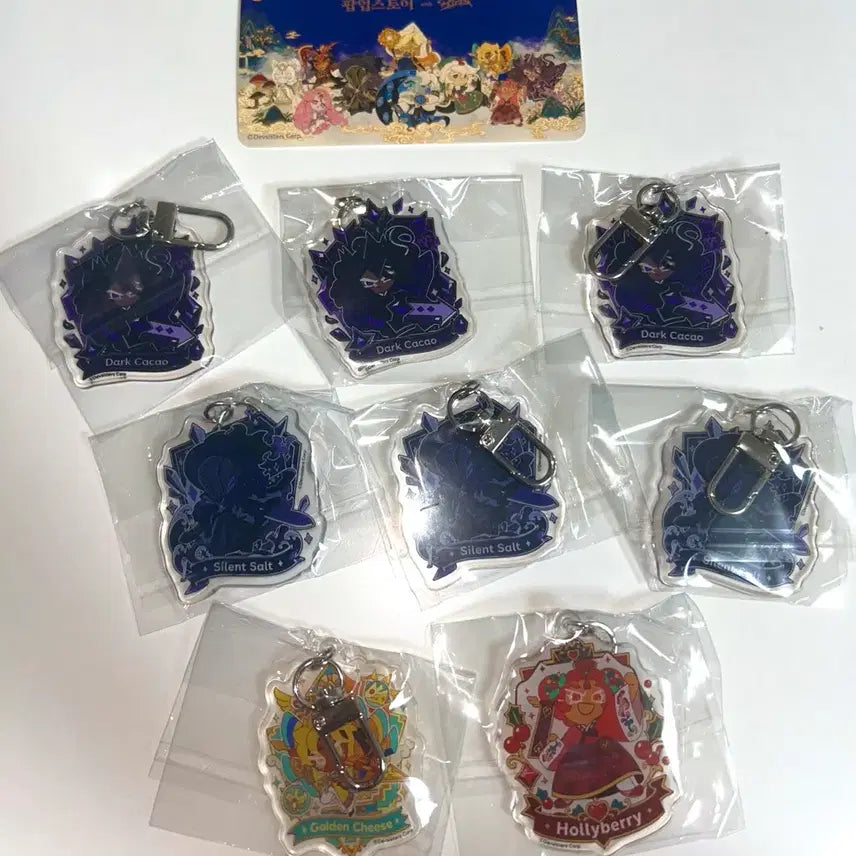 [BUNJANG] Cookie Run: Kingdom Legacy Acrylic Keyring / 쿠키런 위대한 왕국의 유산 아크릴 키링 가챠