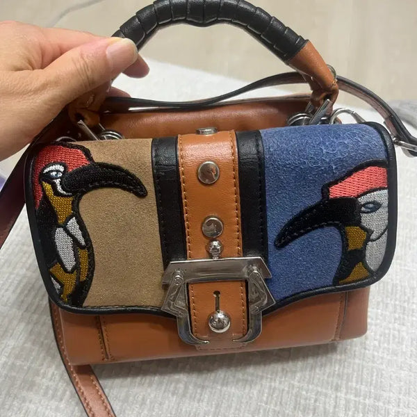 [BUNJANG] Designer Leather Mini Crossbody Bag / 명품디쟌가죽미니크로스백