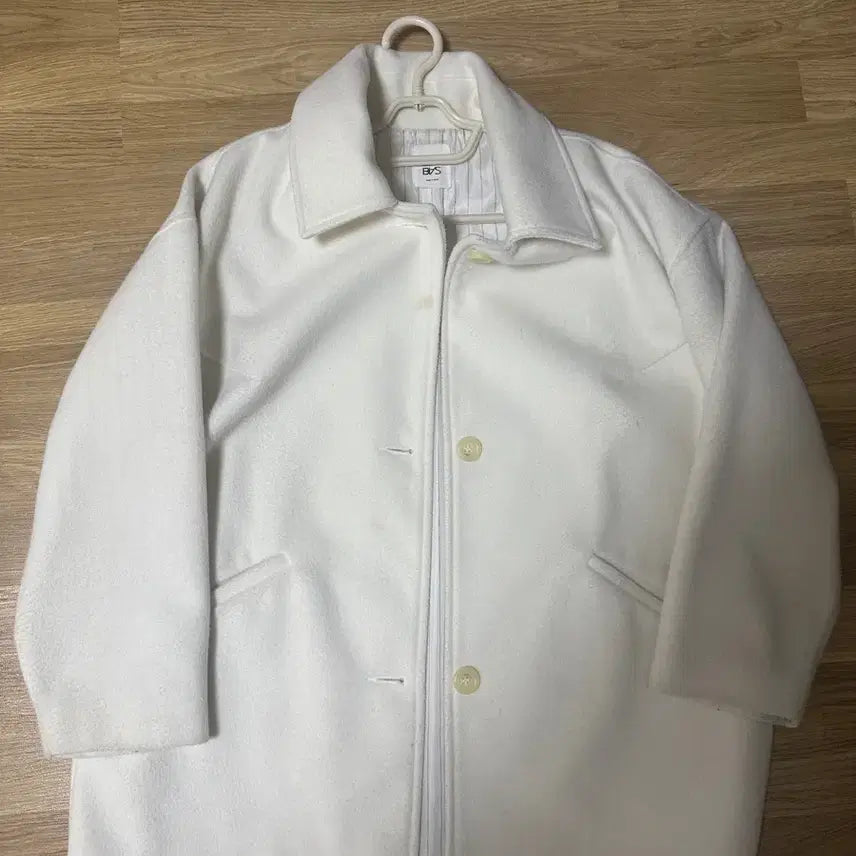 [BUNJANG] White Half Coat / 화이트 하프코트