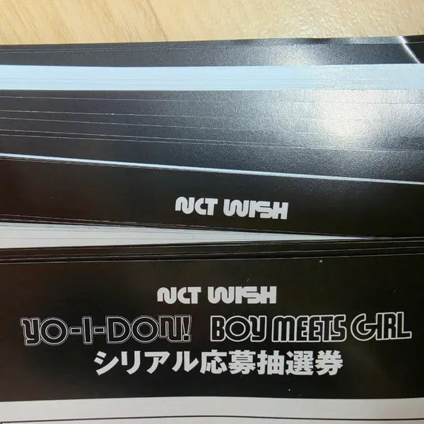 [BUNJANG] NCT WISH Serial Code Photocard / 엔시티위시 시리얼코드 현물O