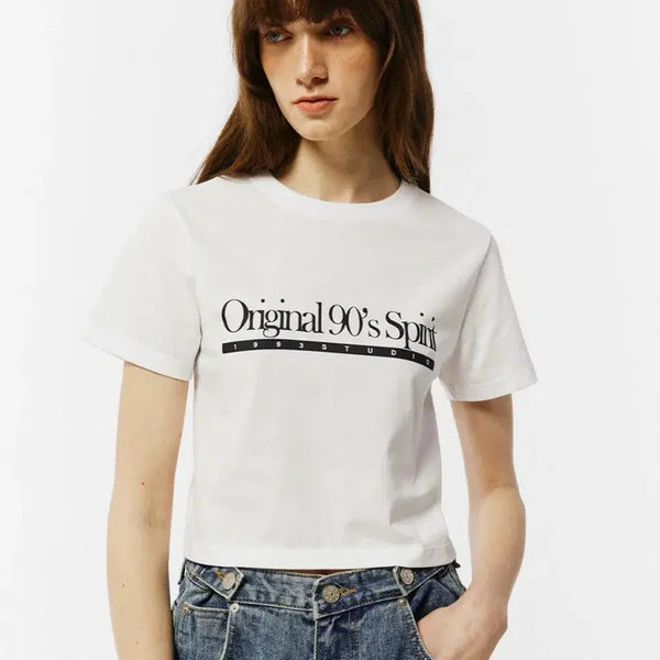 [BUNJANG] 1993 Studio Original 90s Regular T-shirt White / 1993스튜디오 반팔 티셔츠
