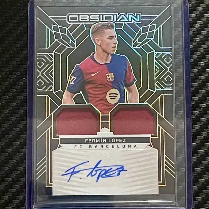 [BUNJANG] Panini Obsidian Dual Jersey Auto Fermin Lopez /199 / 2024-25 파니니 옵시디언 듀얼 저지 오토 페르민 로페즈 /199