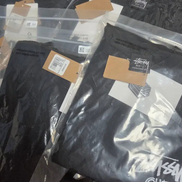 [BUNJANG] Stussy x Our Legacy Surfman Pigment Dyed T-Shirt Black / 스투시 x 아워레가시 서프맨 피그먼트 다이드 티셔츠 블랙