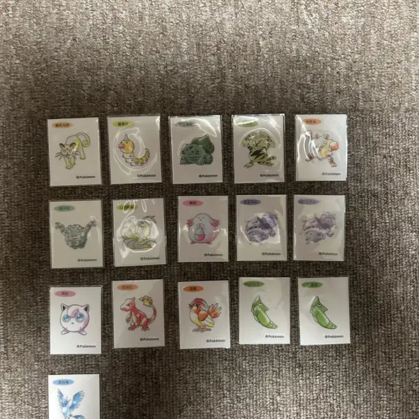 [BUNJANG] Pokemon 30th Anniversary Stickers (Ttibusil) - For Sale/Trade / 포켓몬 30주년 띠부실 교환/판매