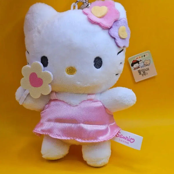 [BUNJANG] Hello Kitty Fairy Flower Keyring 12cm / 헬로키티 요정 플라워 키링. 새상품 12cm