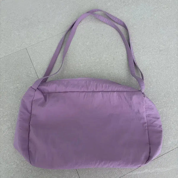 [BUNJANG] Lavender Shoulder Bag Casual Bag / 연보라색 숄더백 캐주얼 가방