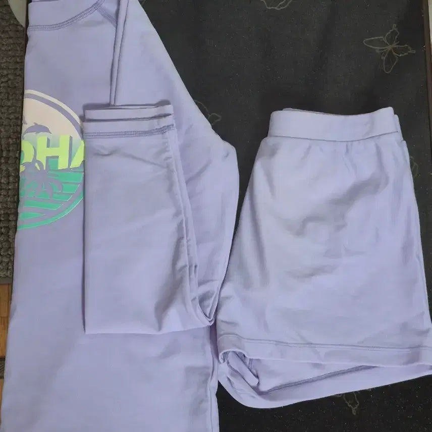 [BUNJANG] TOPTEN KIDS Rash Guard Set Aloha Print UPF50+ / 탑텐키즈 레쉬가드