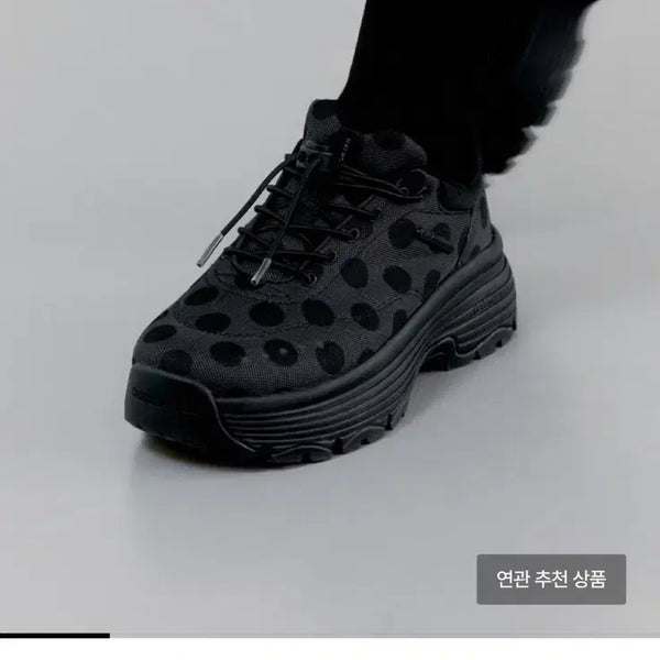 [BUNJANG] Flat Mountain Shadey Polka Dot Sneakers 240 / 플랫마운틴 쉐이든폴카도트 240