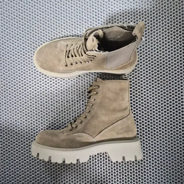 [BUNJANG] ZARA SRPLS Premium Military Collection Walker Boots - Size 43 / (새상품)자라 SRPLS 워커 부츠 43