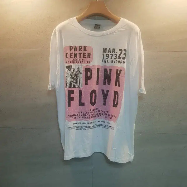 [BUNJANG] Pink Floyd 1973 Concert Commemorative T-Shirt / PINK FLOYD. 1973 콘서트. 반팔 티셔츠.