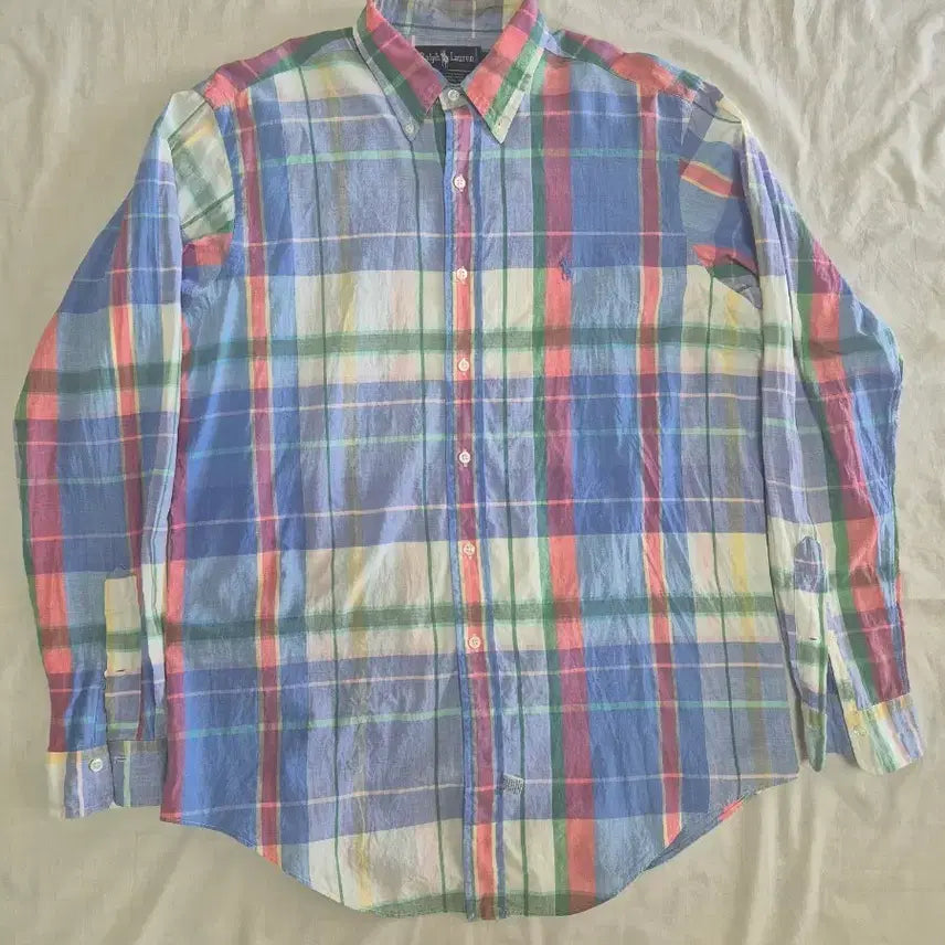 [BUNJANG] Polo Ralph Lauren Madras Check Shirt / 폴로 랄프로렌 마드라스 체크 셔츠