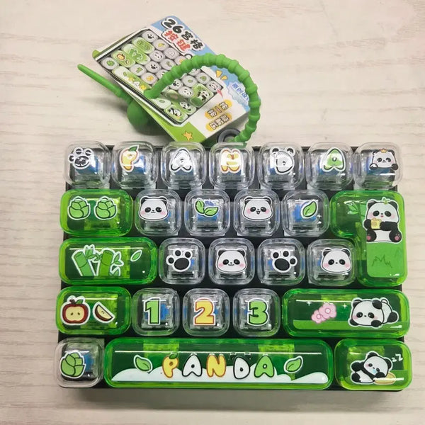 [BUNJANG] Panda Design Translucent Keycap / 판다 키보드 클리커 키캡