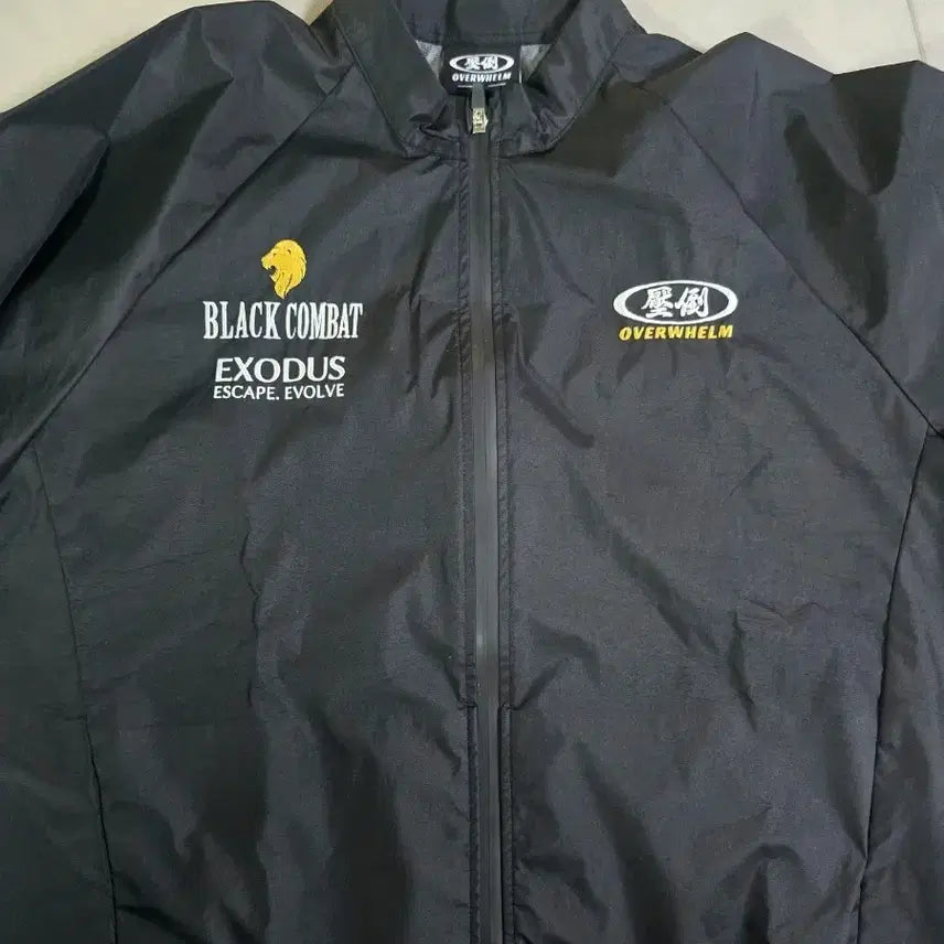 [BUNJANG] APDO Black Combat Windbreaker Size 2 / 압도 블랙컴뱃 바람막이 2사이즈