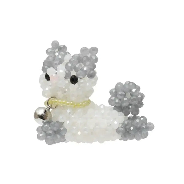 [BUNJANG] Swing Set Cat Bead Keychain / 스윙셋 고양이 비즈 키링