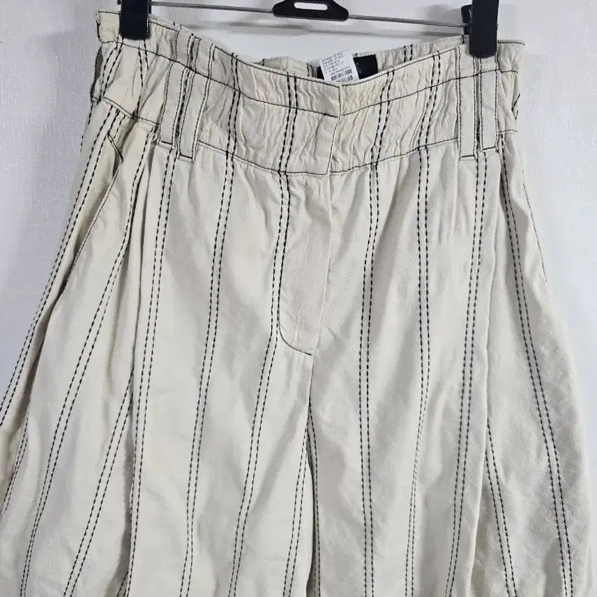 [BUNJANG] Time (Hansome) Striped Elastic Waist Shorts / 타임 ( 한섬 )반바지 61-90